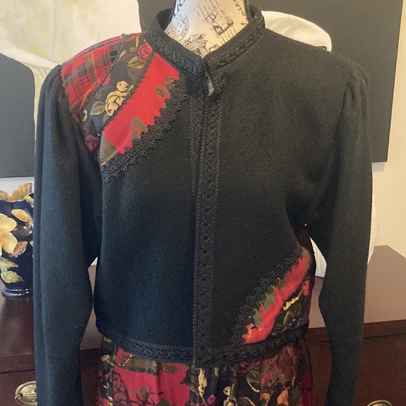 🔥 SOLD AS SET🔥 Suttles & Seawinds Vintage Matisse Jazz Horse Jacket & Skirt 💖 - Picture 4 of 16